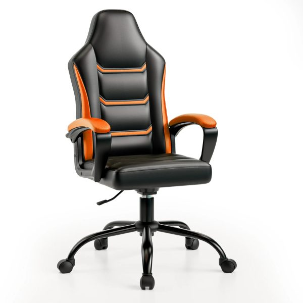 Leather Coated Gaming <br>Chair